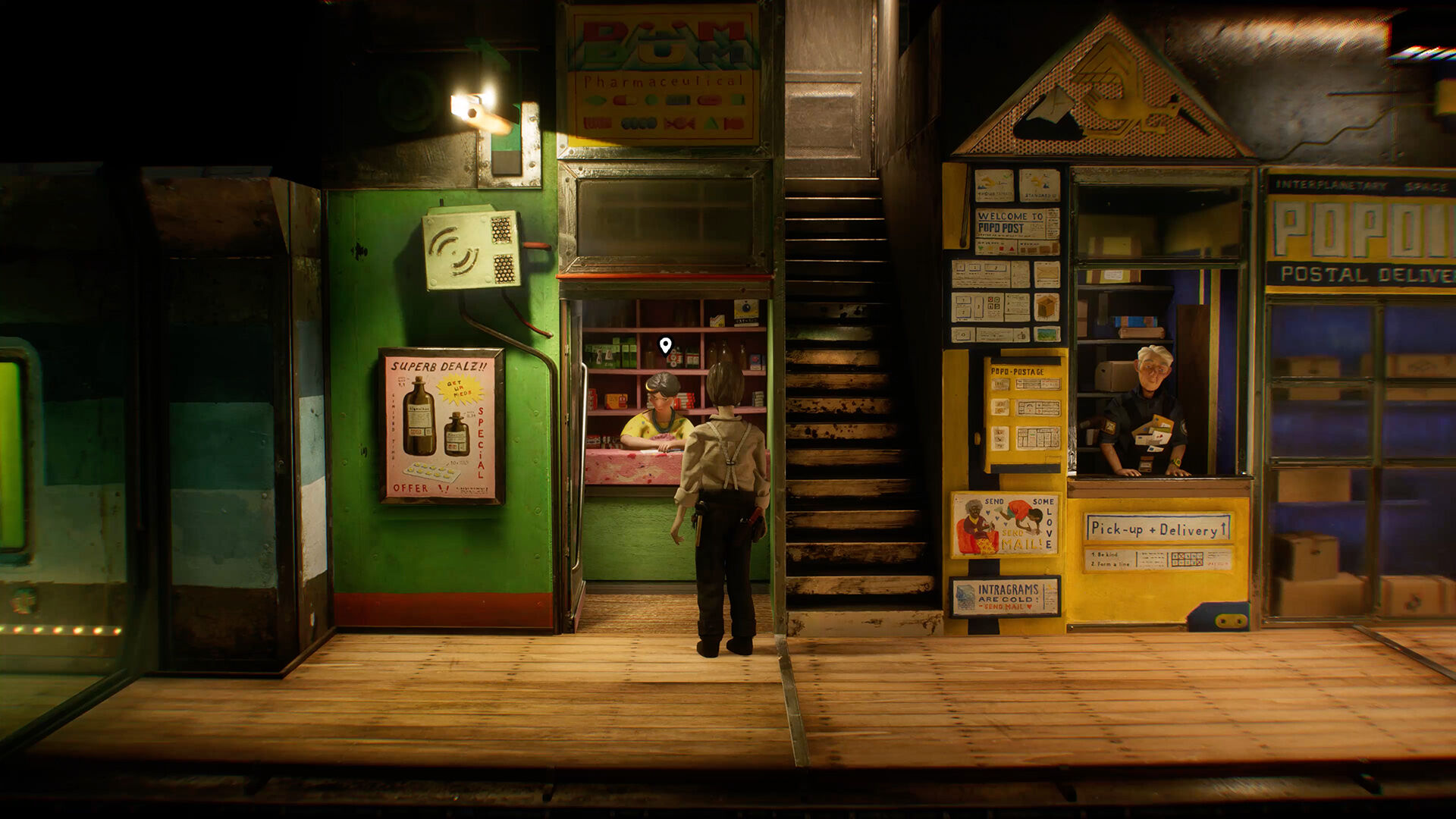 Harold Halibut - The Utility District aboard the FEDORA I spaceship